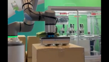 Depalletization of boxes demo with 3D robot vision